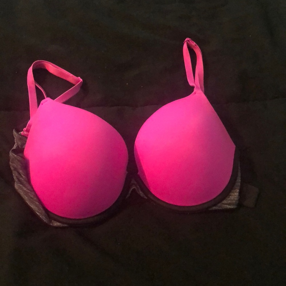 Pink bra